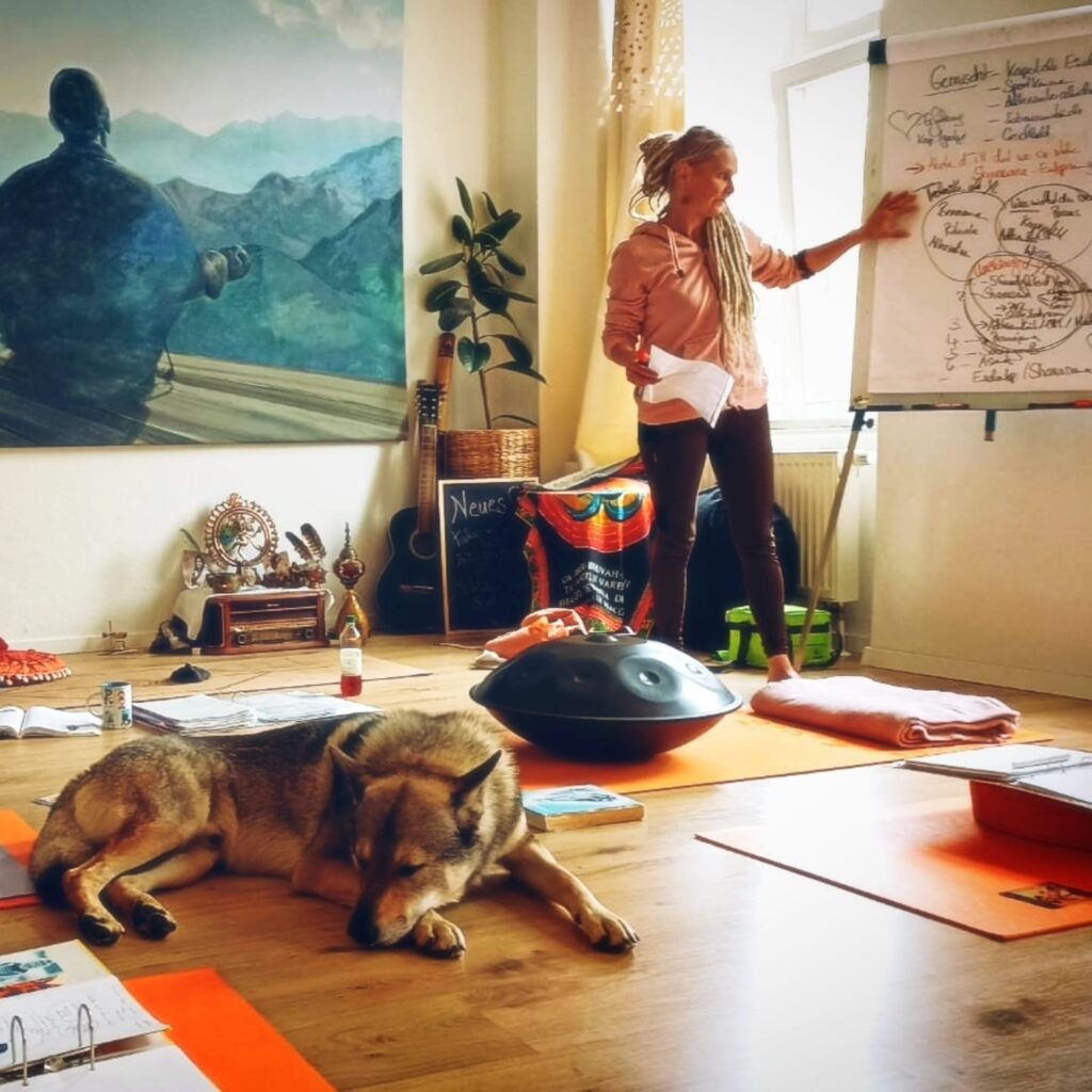 Lehrsituation am Whiteboard